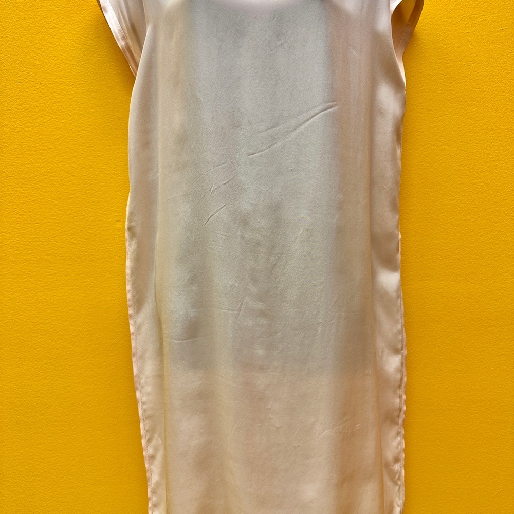 Silk Light Blush Tunic Dress